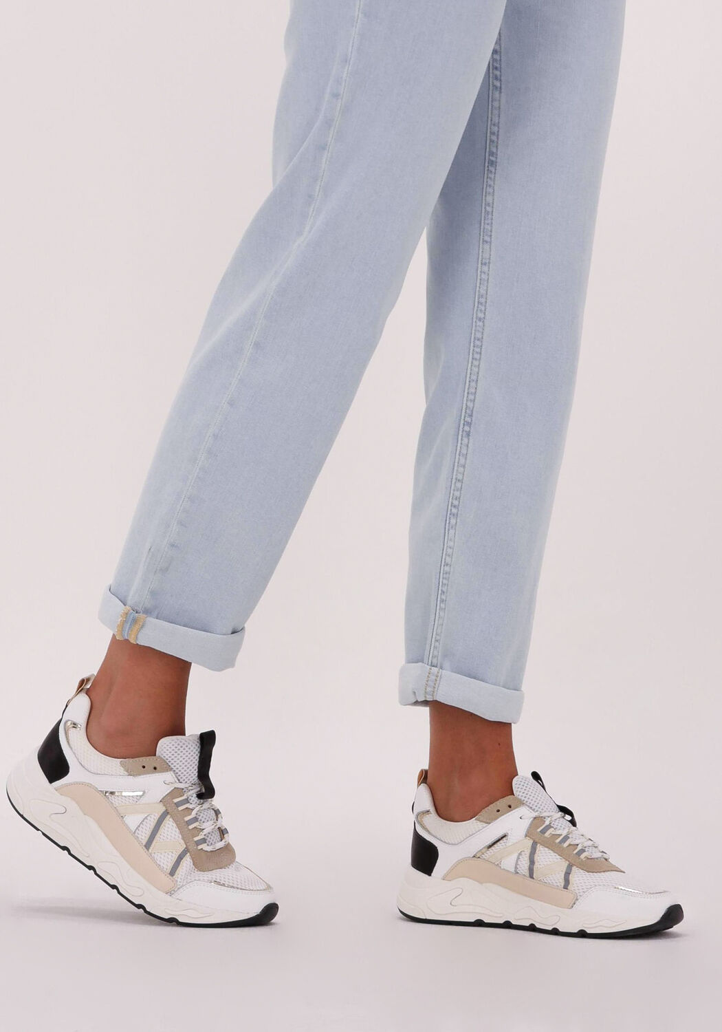 Wei&szlig;e PS POELMAN Sneaker Low P7069 - large