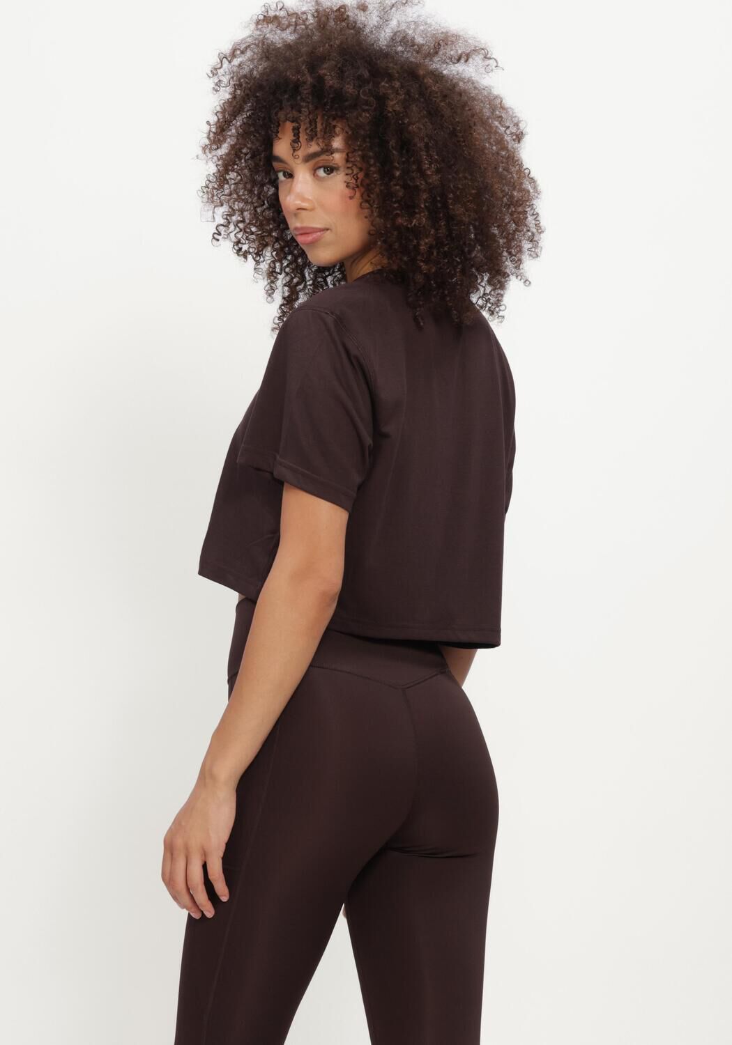Braune ADIDAS Top WE MIN TEE - large