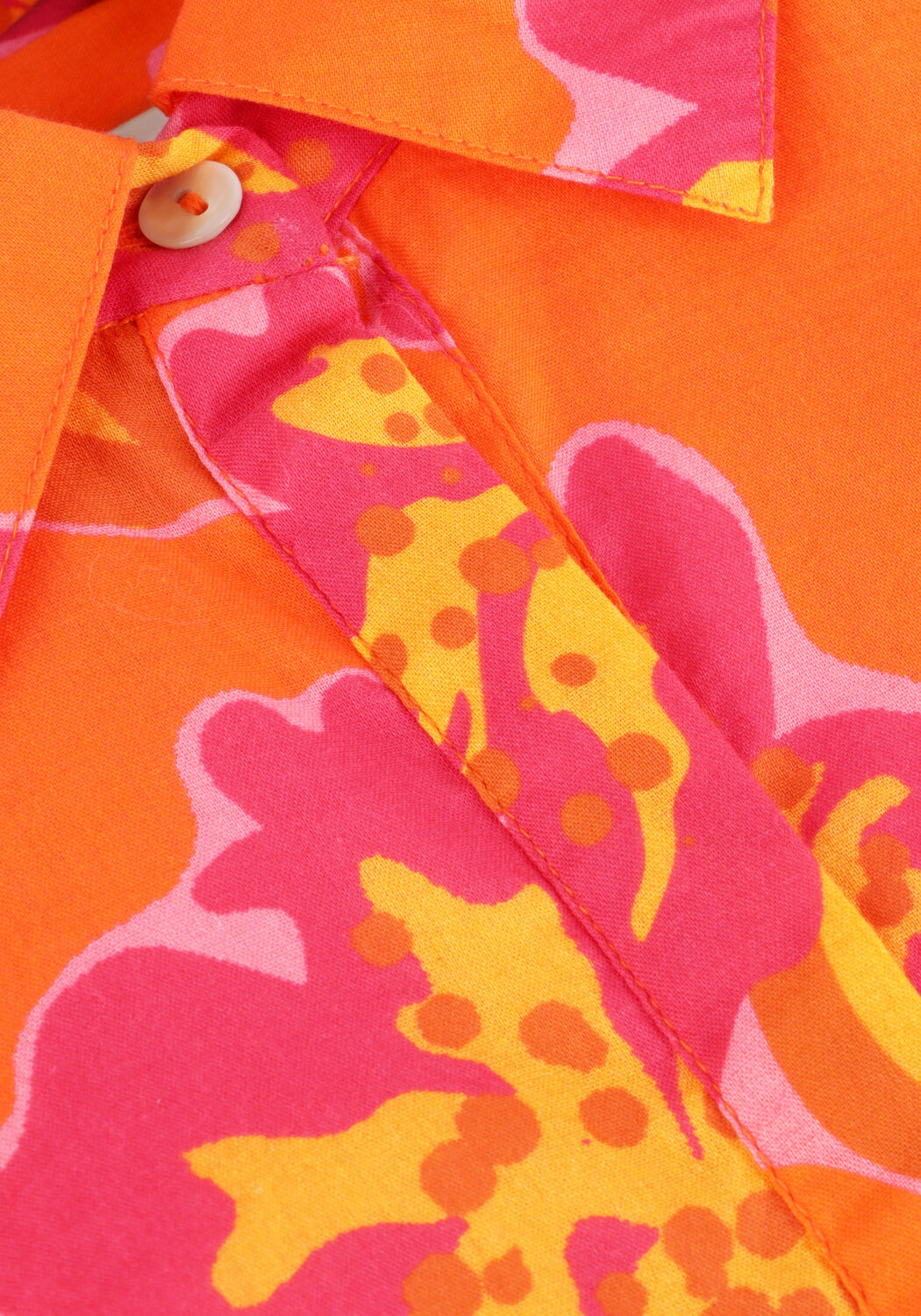 Orangene NOTRE-V Minikleid NV-FLEURETTE - large