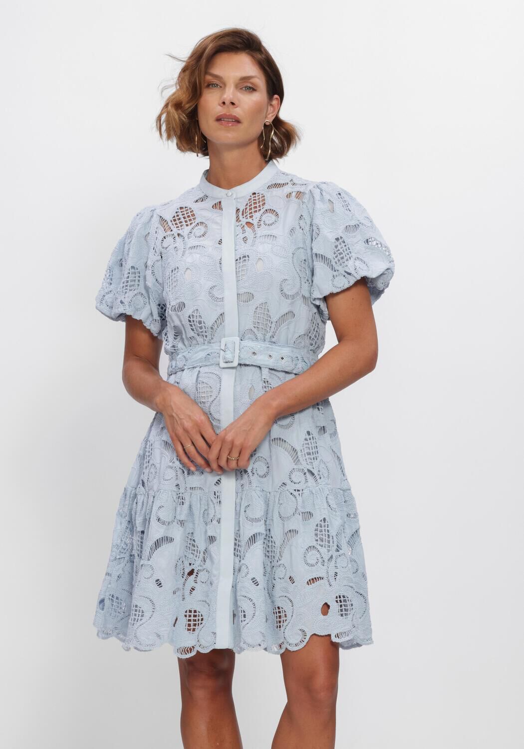 Blaue Y.A.S. Kleider YASSANA SS DRESS - large