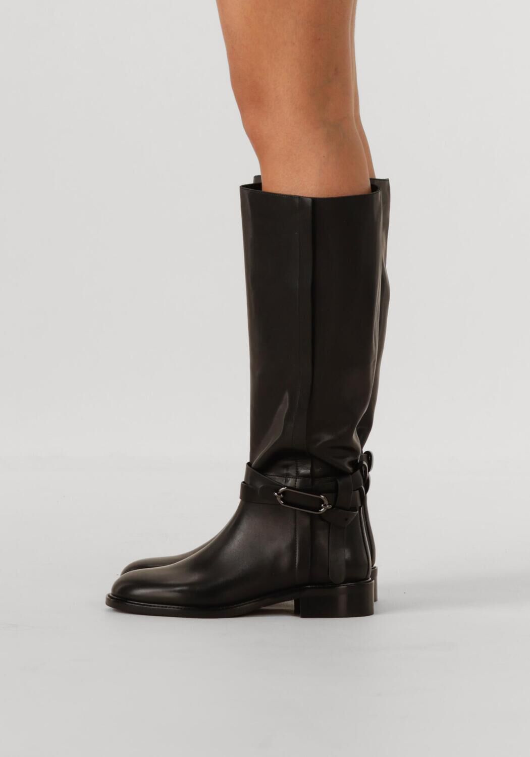 Schwarze STEFANO LAURAN Hohe Stiefel PE2076 - large