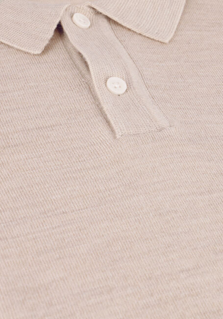 Beige SELECTED HOMME Polo-Shirt SLHTOWN SS KNIT POLO B - large