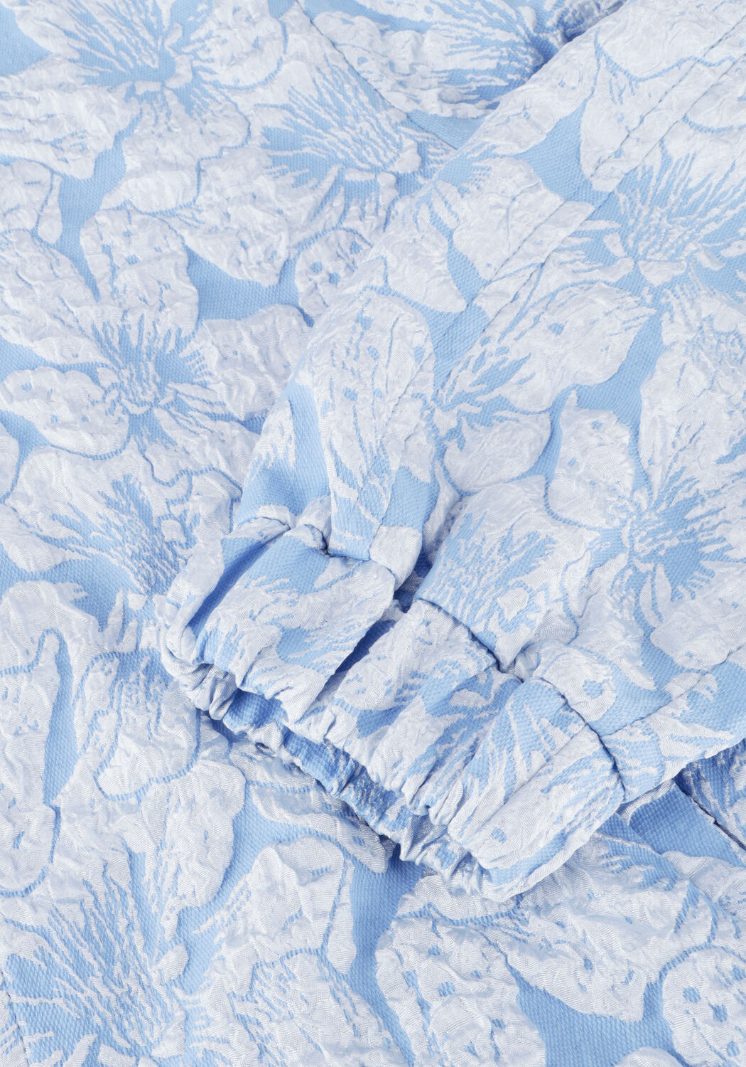 Hellblau JANSEN AMSTERDAM Jack JOSIEN JASJE J 275 JACQUARD BOMBER LONG SLEEVE - large