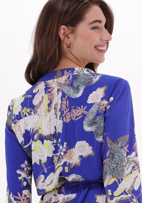Blaue LOLLYS LAUNDRY Midikleid HARPER DRESS - large