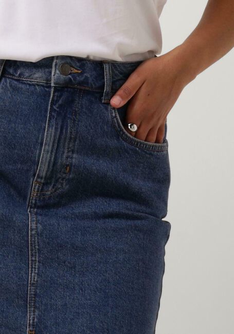 Dunkelblau OBJECT Midirock OBJELLEN MIDI DENIM SKIRT - large