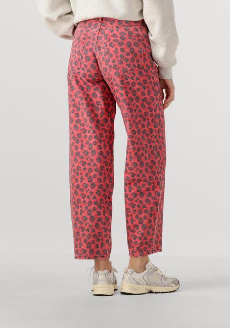 Rote BY-BAR Wide jeans LEW RED CHEETAH PANTS - large