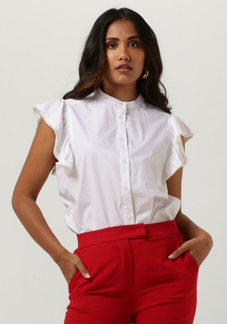 Weiße TWINSET MILANO Bluse 9814247-CPC - large