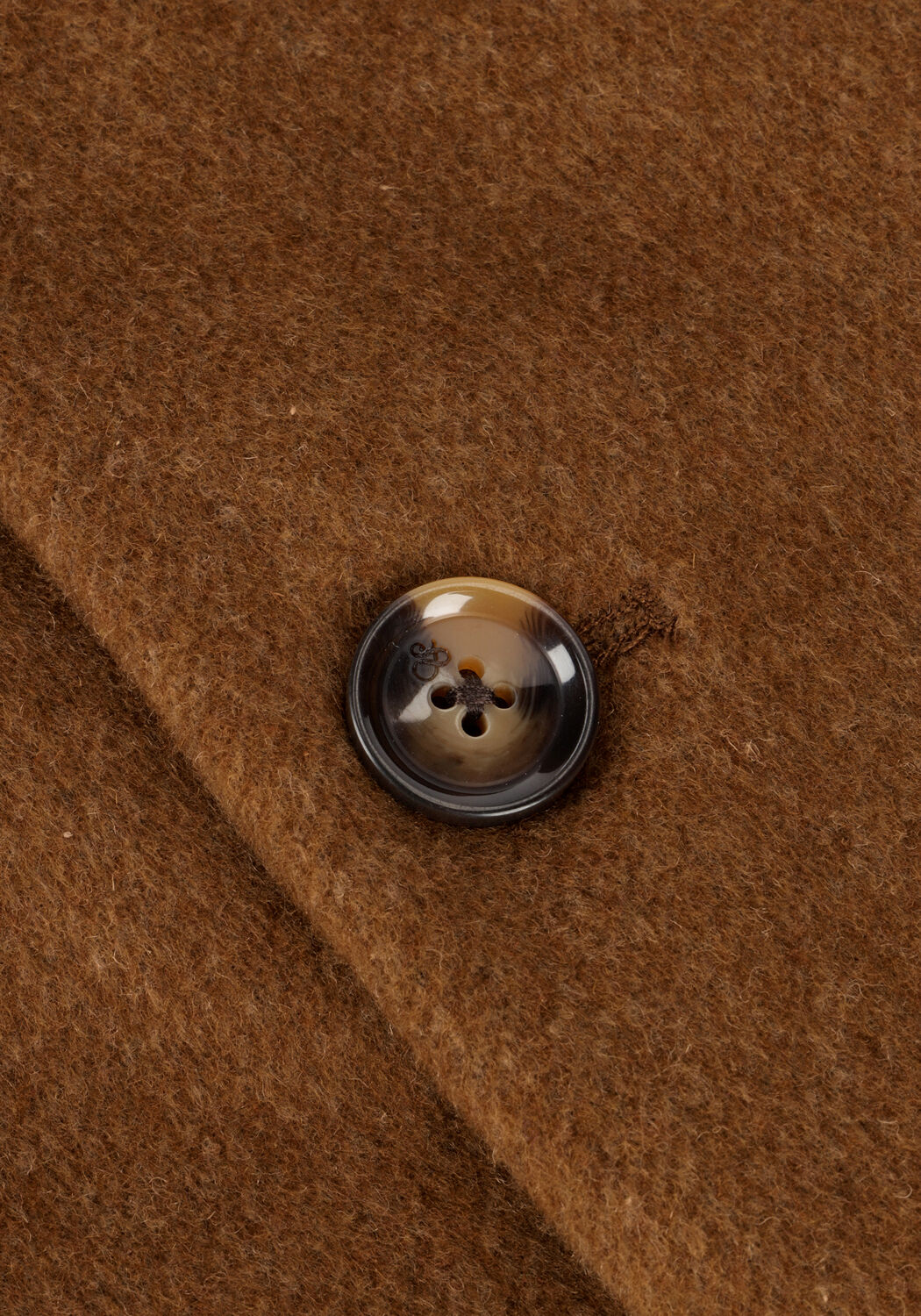 Camelfarbene SCOTCH & SODA M&auml;ntel CLASSIC WOOL-BLEND OVERCOAT - large