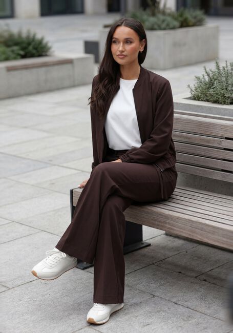 Braune STUDIO ANNELOES Weite Hose ABIGAIL TROUSERS - large