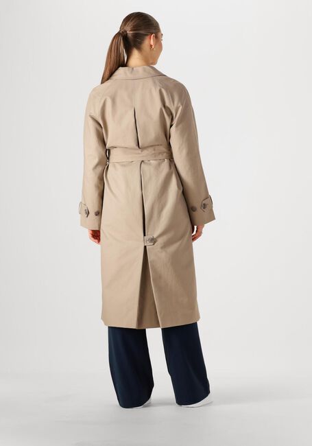 Taupe OBJECT Trenchcoats OBJVEGA L/S RE LONG COAT - large
