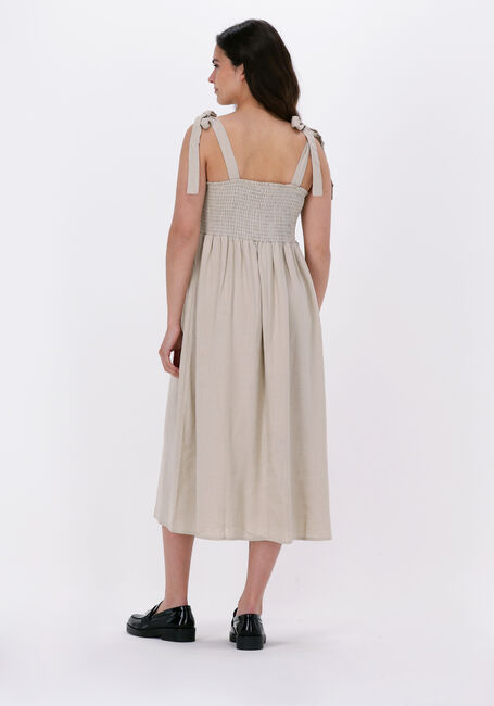 Beige OBJECT Midikleid NELA S/L DRESS - large
