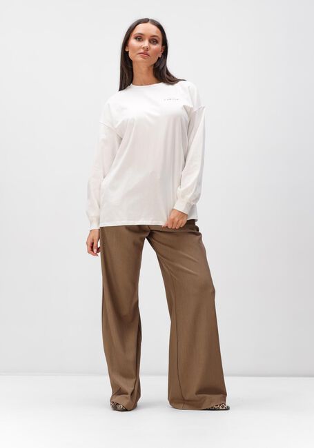 Creme HAUTE L'AMITI&Eacute; Blusen STUDIO LS PRINT TEE - large