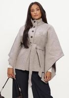 Graue LIU JO Schal LOGO - CLOACK/PONCHO - medium