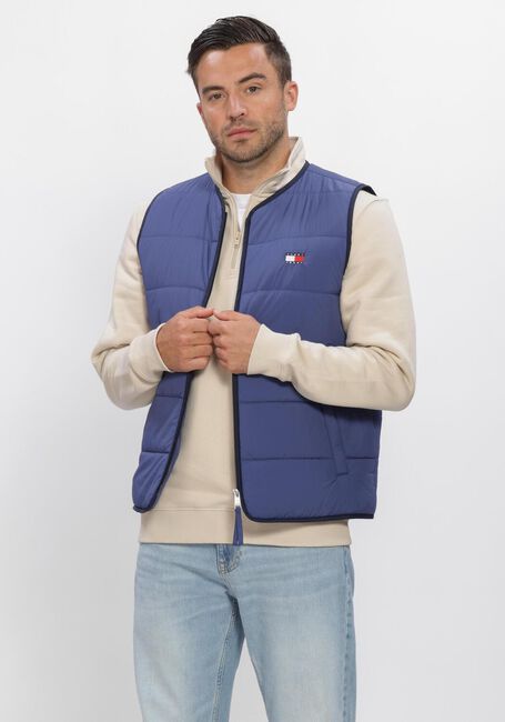 Blaue TOMMY JEANS Bodywarmer TJM FLAG QUILTED VEST - large