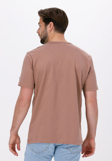 Braune CHAMPION T-shirt CREWNECK T-SHIRT 216545 - large