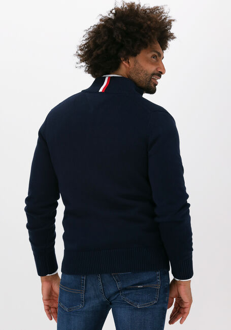 Dunkelblau TOMMY HILFIGER Strickjacke CHUNKY COTTON ZIP THROUGH - large
