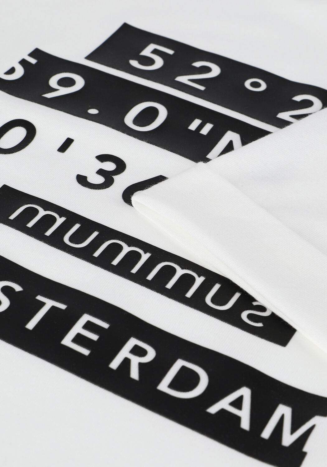 Wei&szlig;e SUMMUM T-shirt TEE COORDINATE ARTWORK COTTON - large