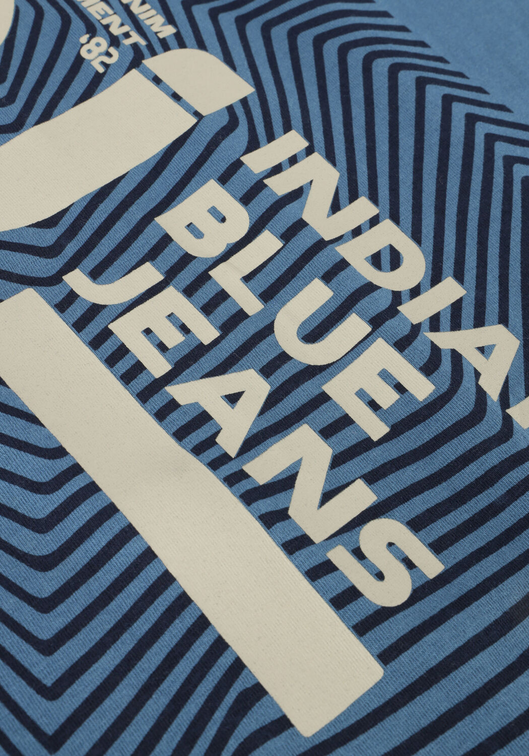 Blaue INDIAN BLUE JEANS T-shirt T-SHIRT BASIC INDIAN - large