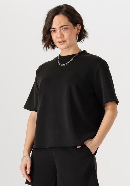 Schwarze NOTRE-V T-shirt NV-FLETA - large