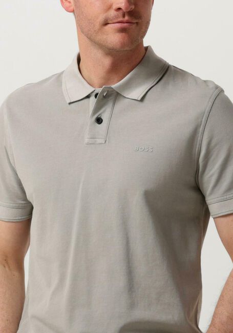 Graue BOSS ORANGE Polo-Shirt PRIME - large