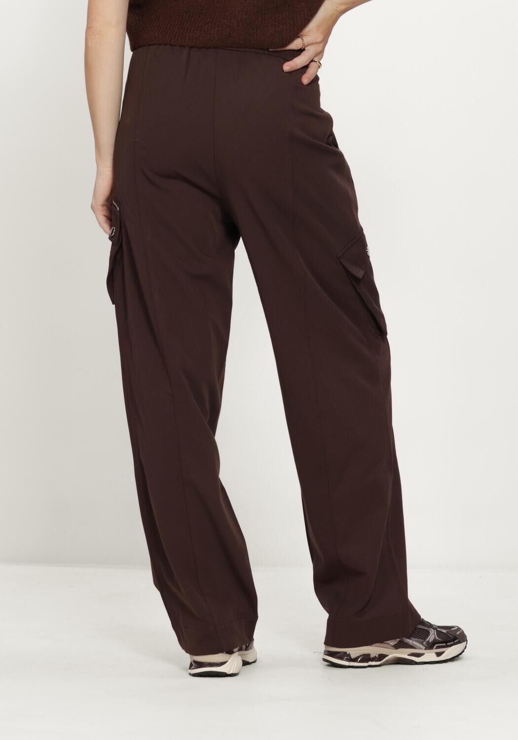Braune STUDIO AMAYA Cargohosen ZORELLE PANTS - large