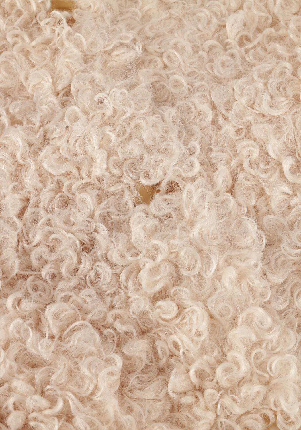 Wei&szlig;e SUMMUM Gilet JACKET FAUX FUR - large