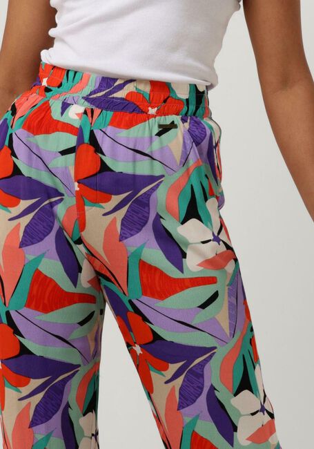 Mehrfarbige/Bunte COLOURFUL REBEL Weite Hose MELODY BIG FLOWER STRAIGHT PANTS - large