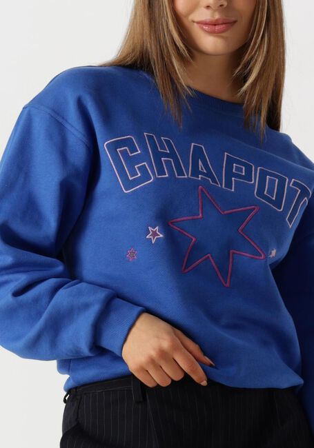 Blaue FABIENNE CHAPOT Sweatshirt TERRY SPORT HEART SWEATER - large