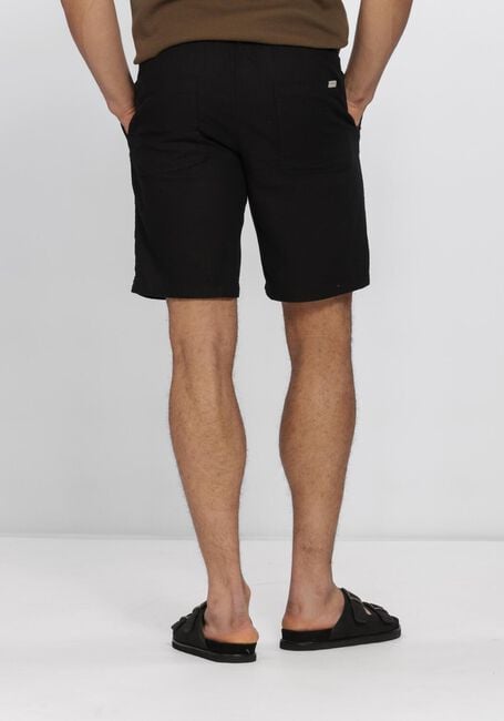 Schwarze ANERKJENDT Kurze Hose AKJAMES COT-LINNEN-VIS SS SHORT - large