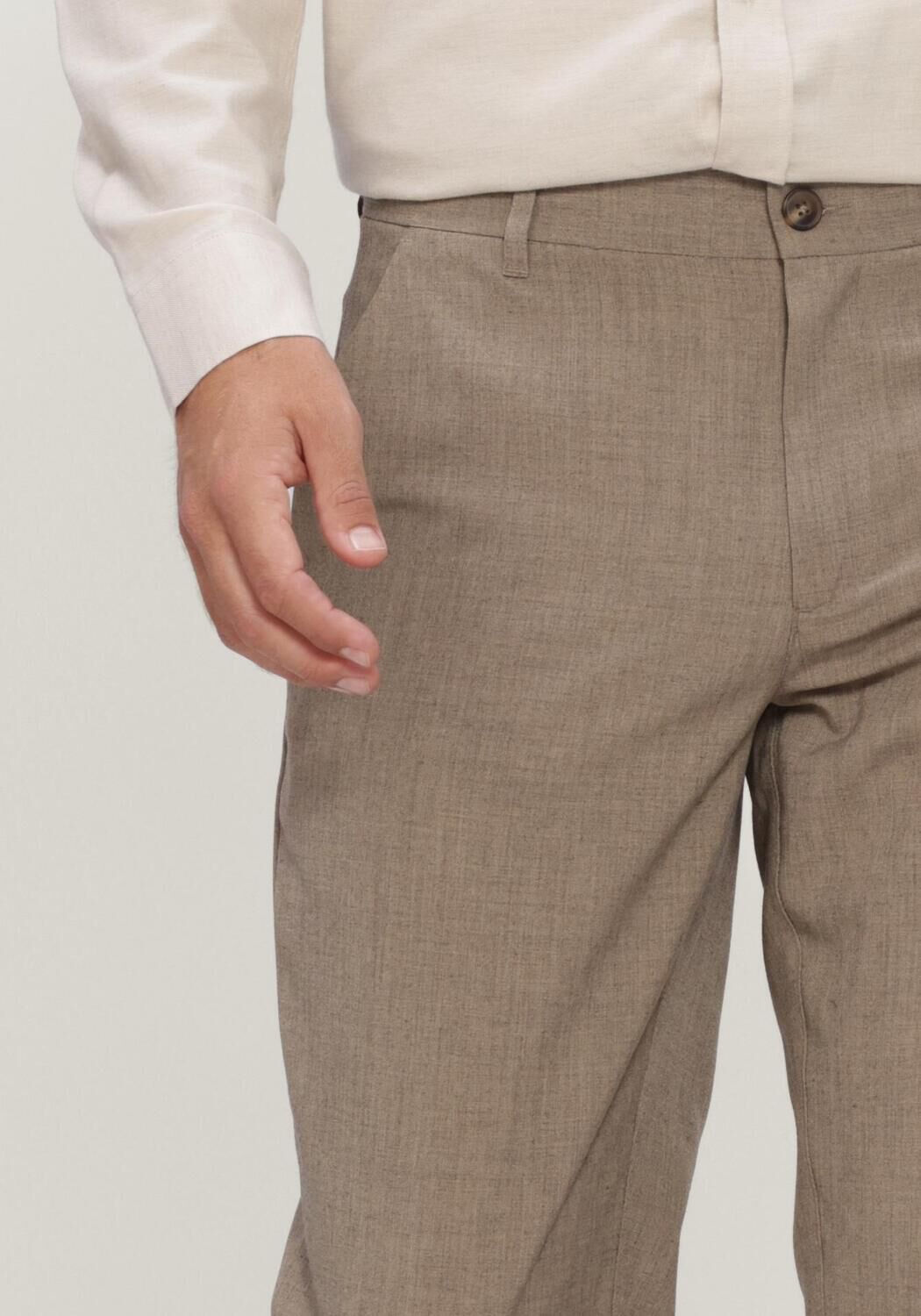 Beige LES DEUX Hose COMO REG SUIT PANTS - large