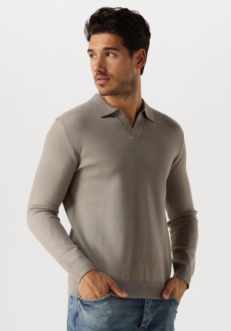 Taupe PURE PATH Polo-Shirt REGULAR FIT KNITWEAR POLO808 - large