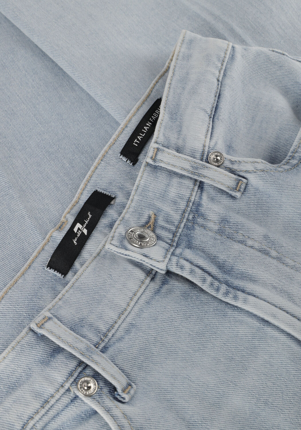 Hellblau 7 FOR ALL MANKIND Bootcut jeans MODERN DOJO TAILORLESS MELODY WITH RAW CUT - large