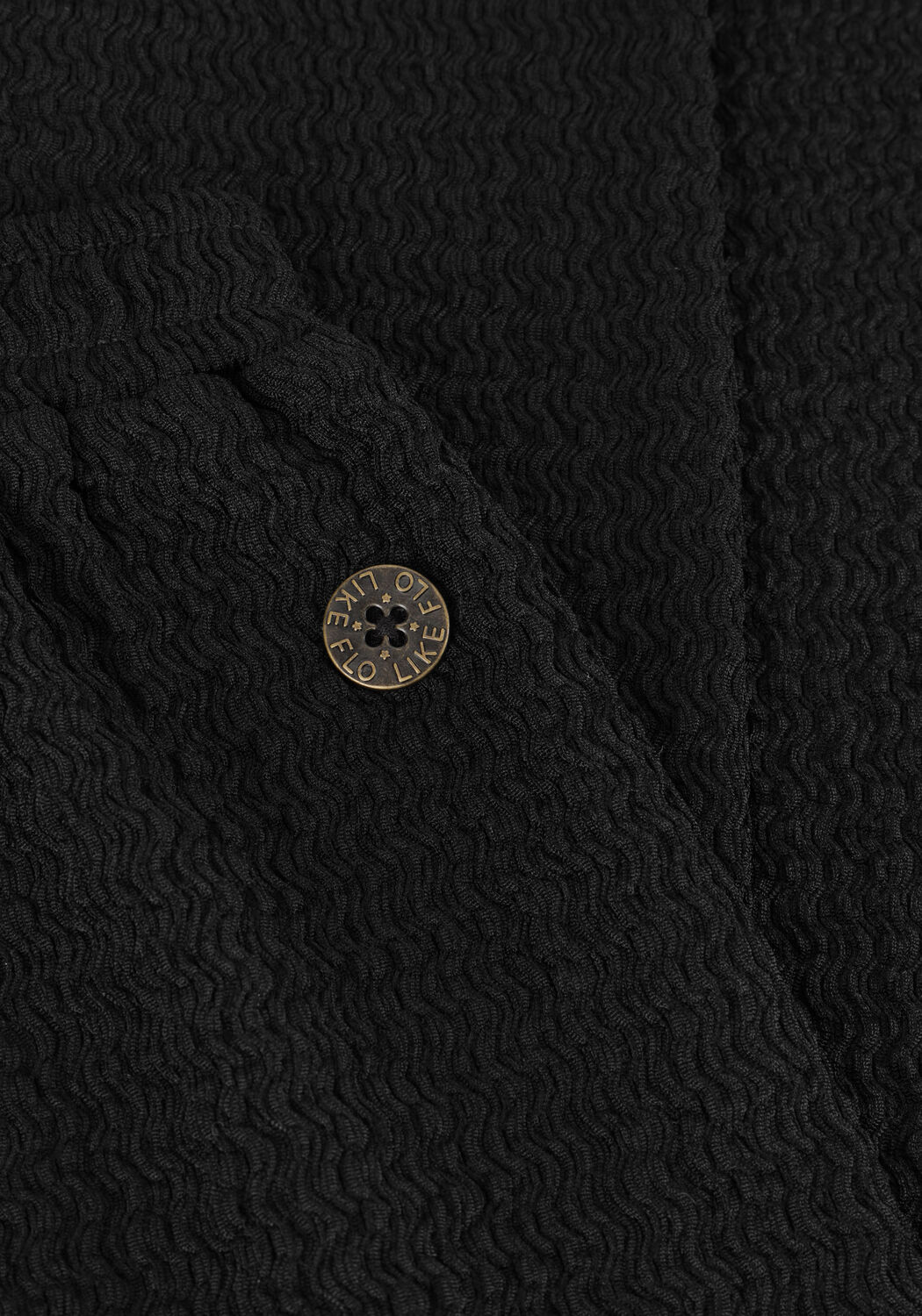 Schwarze LIKE FLO Hose FLUE FLO WIDE LEG - large