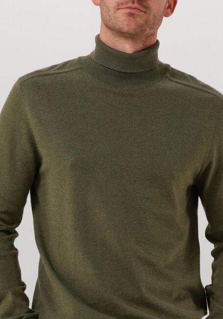 Grüne SELECTED HOMME Rollkragenpullover SLHBERG ROLL NECK NOOS - large