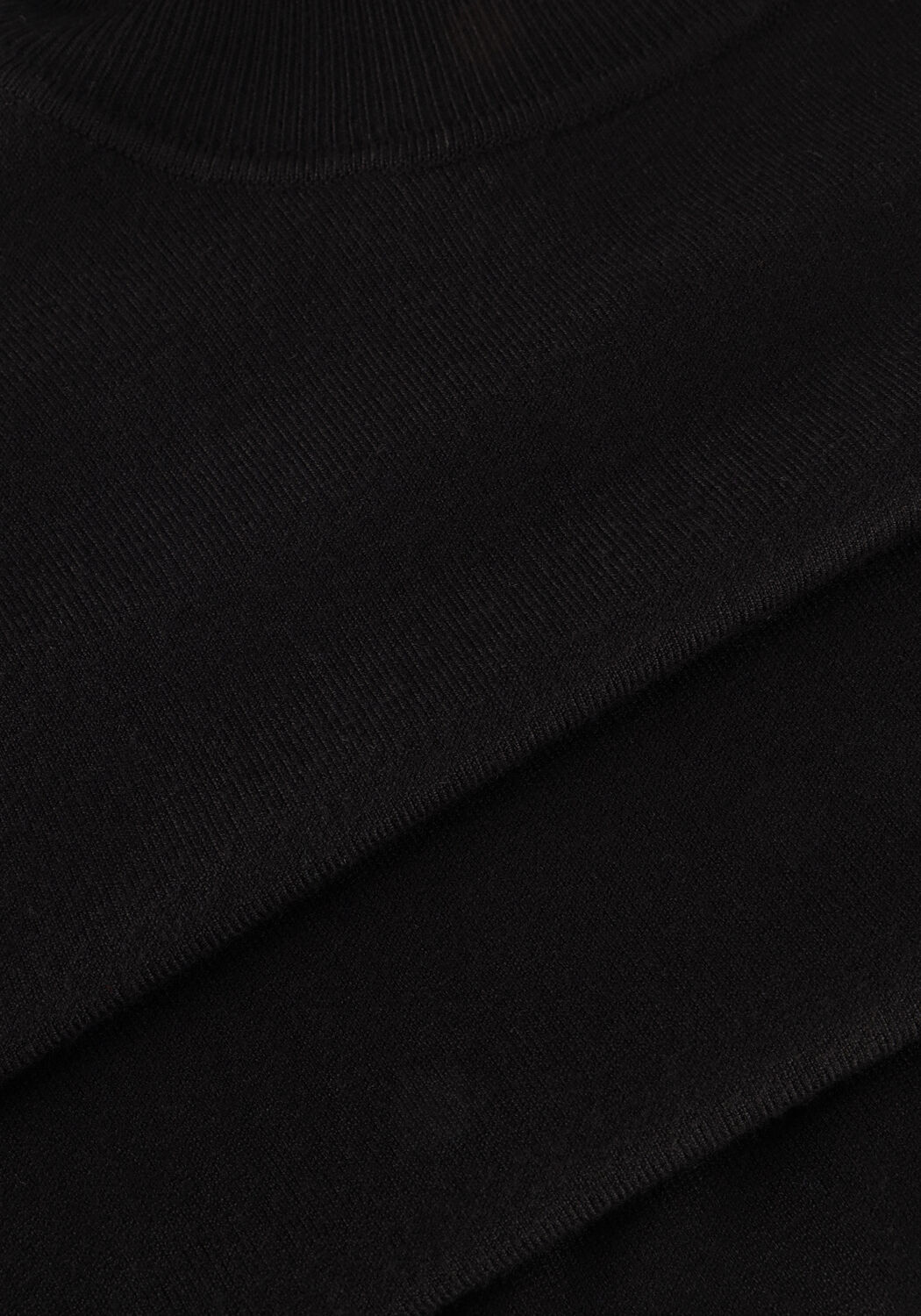 Schwarze PURE PATH Rollkragenpullover ESSENTIAL KNIT TURTLENECK SWEATER - large