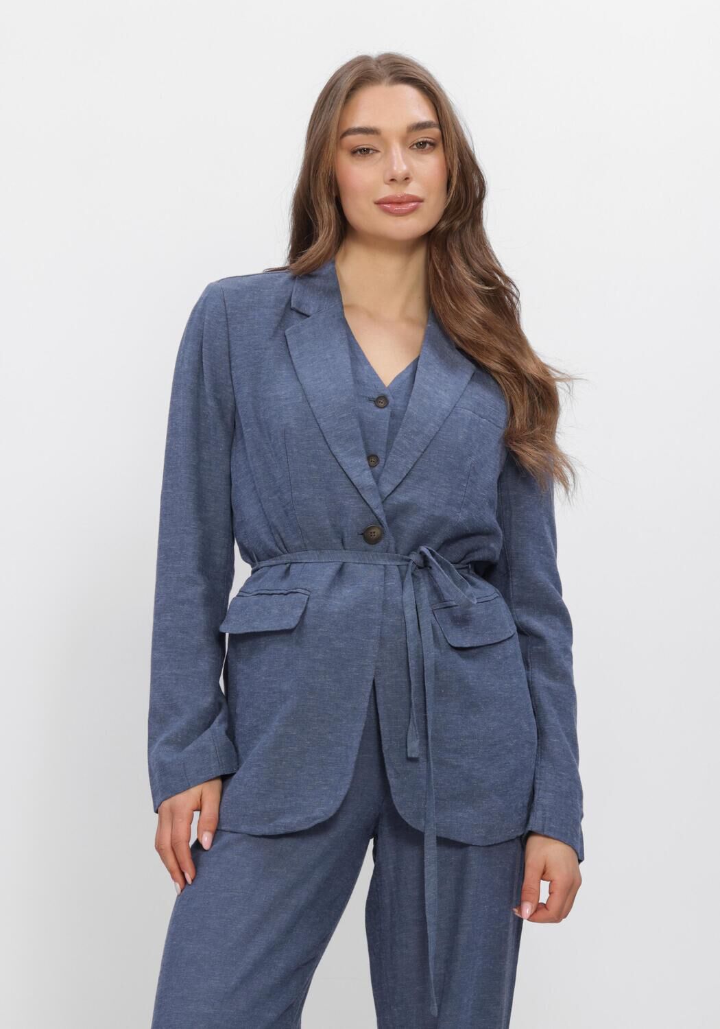 Blaue MSCH COPENHAGEN Jacken MSCHVIANA GINIA BLAZER - large