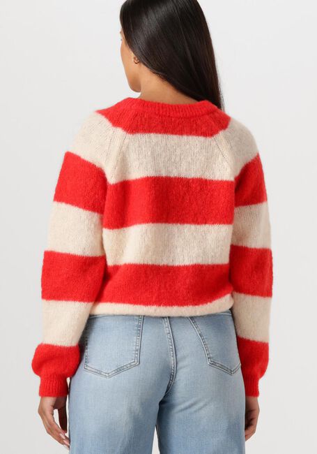 Rote BY-BAR Pullover SIAN STRIPE PULLOVER - large