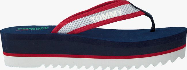 Blaue TOMMY HILFIGER Zehentrenner RECYCLED MESH MID BEACH - large