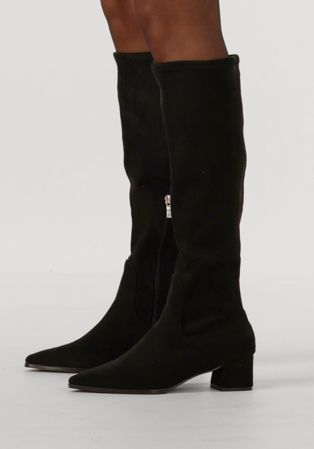 Schwarze MARLOU Hohe Stiefel 0690-2 - large