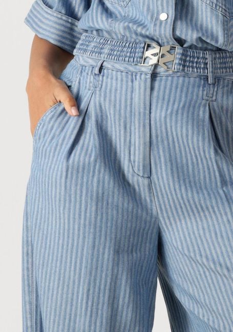 Hellblau AAIKO Weite Hose LOTTY STRIPE CO 568 - large