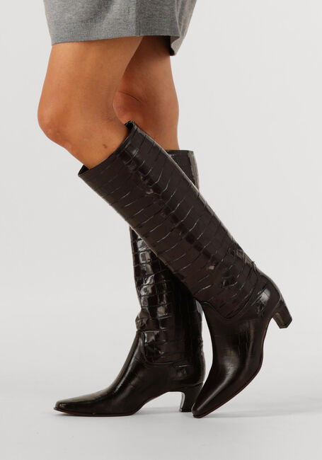 Braune LINA LOCCHI Hohe Stiefel MW508 - large