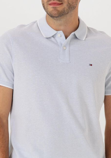 Hellblau TOMMY HILFIGER Polo-Shirt LINEN PIQUE REG POLO - large