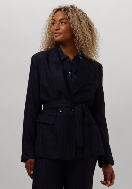 Blaue POM AMSTERDAM Blazer BLAZER - STRIPED MIDNIGHT BLUE - large