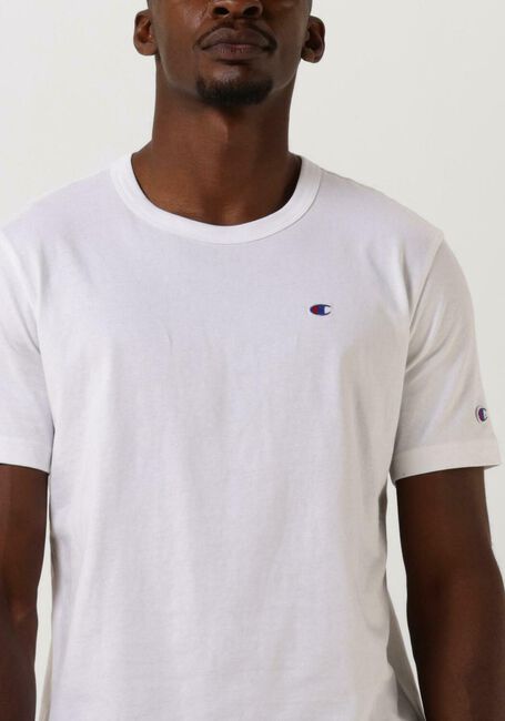 Weiße CHAMPION T-shirt CREWNECK T-SHIRT 216545 - large