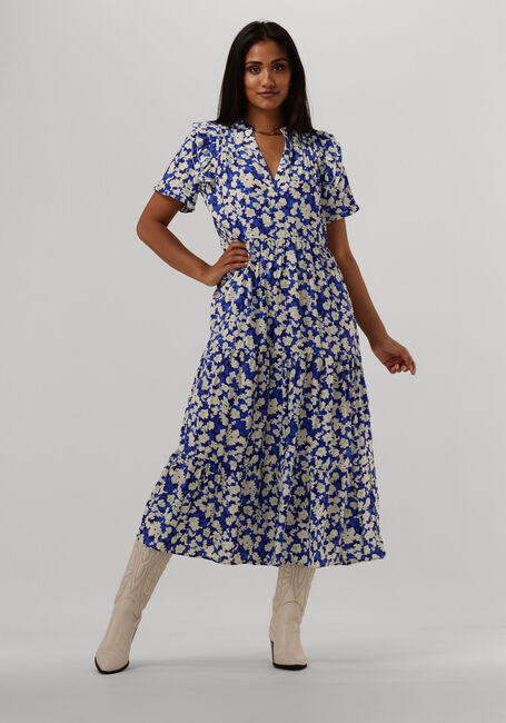 Blaue LOLLYS LAUNDRY Midikleid FREDDY DRESS - large