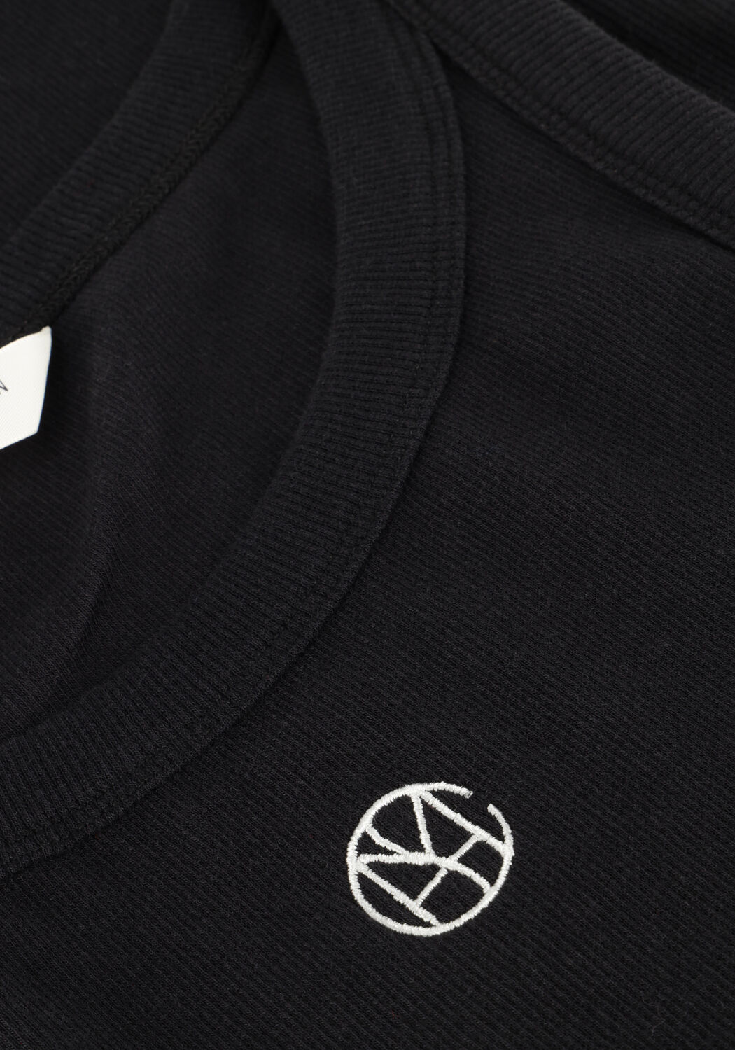 Schwarze MSCH COPENHAGEN T-shirt MSCHGUBBE RASMIA ICON SL TOP - large