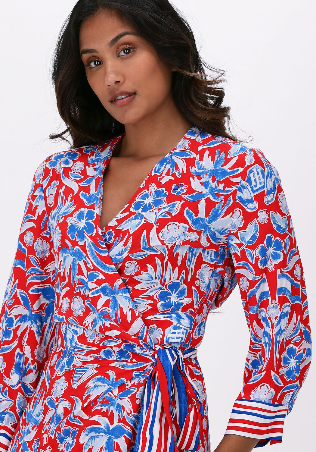 Tommy hilfiger kleid blau weiß rot clearance