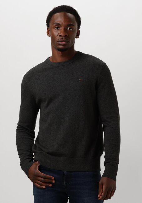 Dunkelgrau TOMMY HILFIGER Pullover PIMA ORG CTN CASHMERE CREW NECK - large
