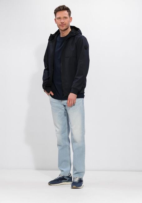 Dunkelblau AIRFORCE Jack SOFTSHELL JACKET CHESTPOCKET - large