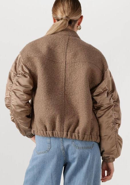 Taupe NUKUS Jack BALTIMORE JACKET SATIN - large